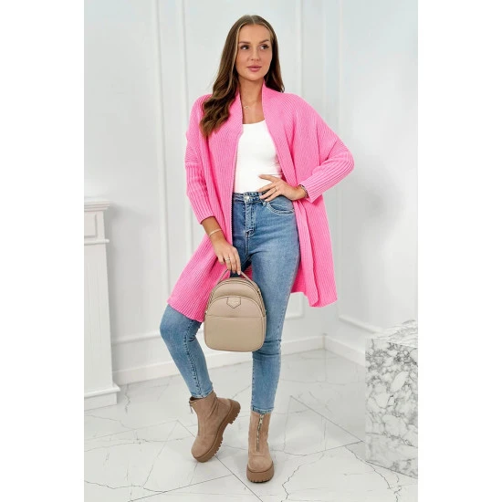 Moteriškas šviesiai rožinis kardiganas Nave 20269