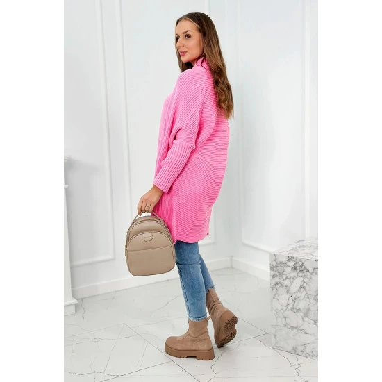 Moteriškas šviesiai rožinis kardiganas Nave 20269