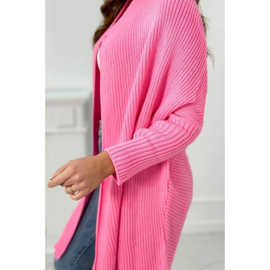 Moteriškas šviesiai rožinis kardiganas Nave 20269