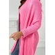 Moteriškas šviesiai rožinis kardiganas Nave 20269