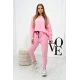 Moteriškas šviesiai rožinis komplektas Evoli