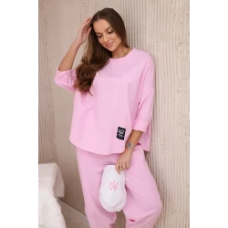 Moteriškas šviesiai rožinis komplektas Soren