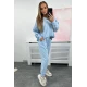 Moteriškas šviesiai mėlynas komplektas Evoli 24942