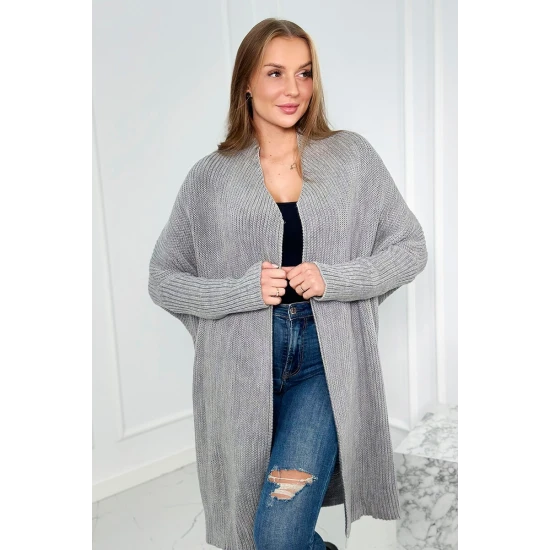 Moteriškas pilkas kardiganas Nave 17956