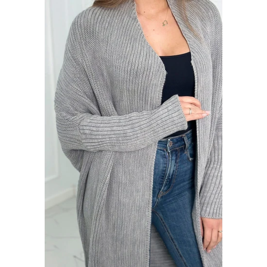 Moteriškas pilkas kardiganas Nave 17956