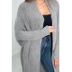 Moteriškas pilkas kardiganas Nave 17956