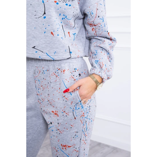 Moteriškas pilkas komplektas Splash 21007