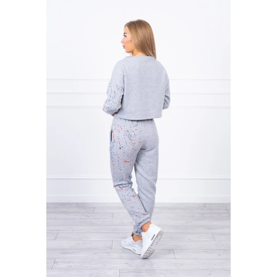 Moteriškas pilkas komplektas Splash 21007