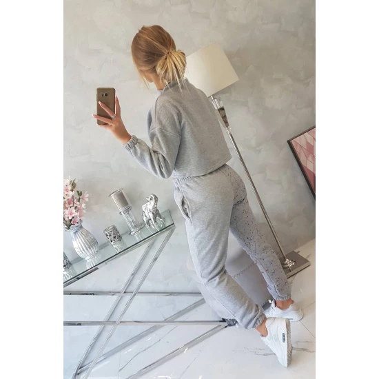 Moteriškas pilkas komplektas Splash 21007