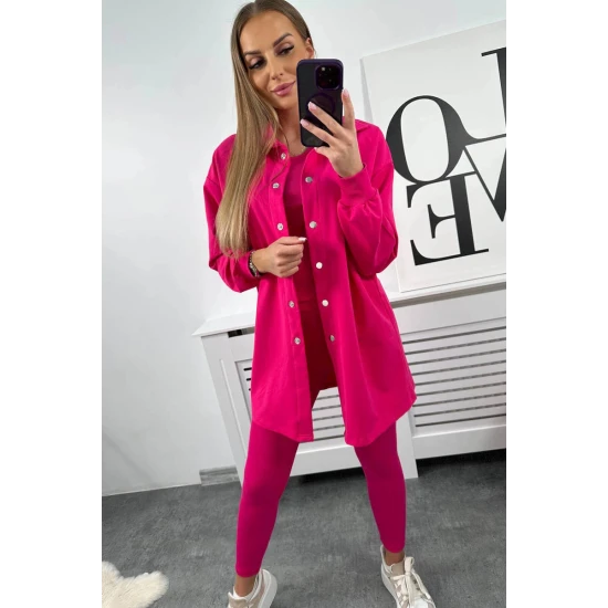 Moteriškas rožinis komplektas Triple 24905