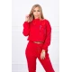 Moteriškas raudonas komplektas Splash 21006