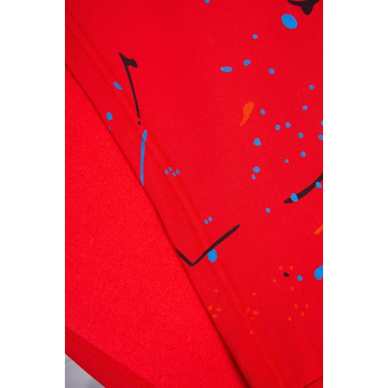 Moteriškas raudonas komplektas Splash 21006