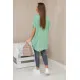 Moteriški tamsios mėtinės spalvos marškinėliai Jumpy 27934