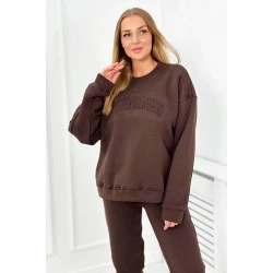 Moteriškas tamsiai rudas komplektas Copenhagen