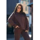 Moteriškas tamsiai rudas komplektas Copenhagen 25956