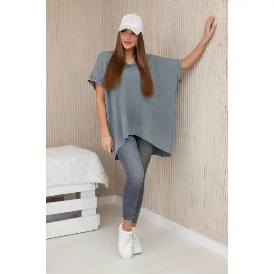 Moteriški tamsiai pilki marškinėliai Jumpy 27928