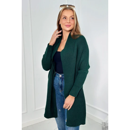 Moteriškas tamsiai žalias kardiganas Nave 22393
