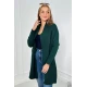 Moteriškas tamsiai žalias kardiganas Nave 22393