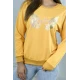 Moteriškas geltonas džemperis Vintage 27652
