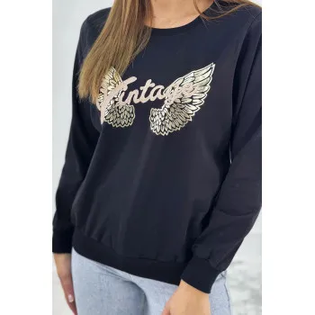 Naiste vintage must dressipluus 