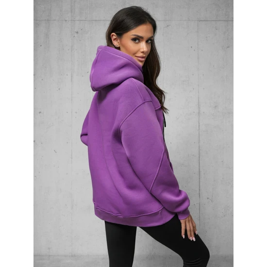 Moteriškas violetinis džemperis Broken O/SWE23019Z
