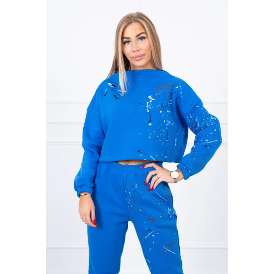Moteriškas mėlynas komplektas Splash 21003