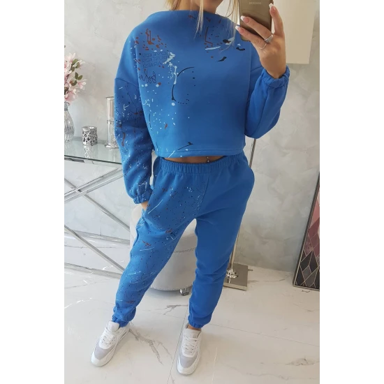 Moteriškas mėlynas komplektas Splash 21003