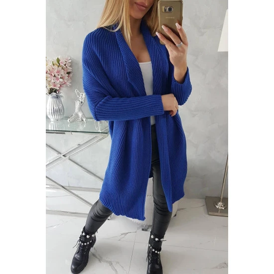 Moteriškas mėlynas kardiganas Nave 21157