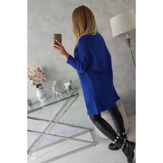 Moteriškas mėlynas kardiganas Nave 21157