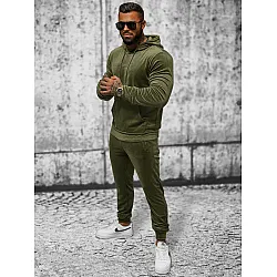 Men's khaki velour set Rolos