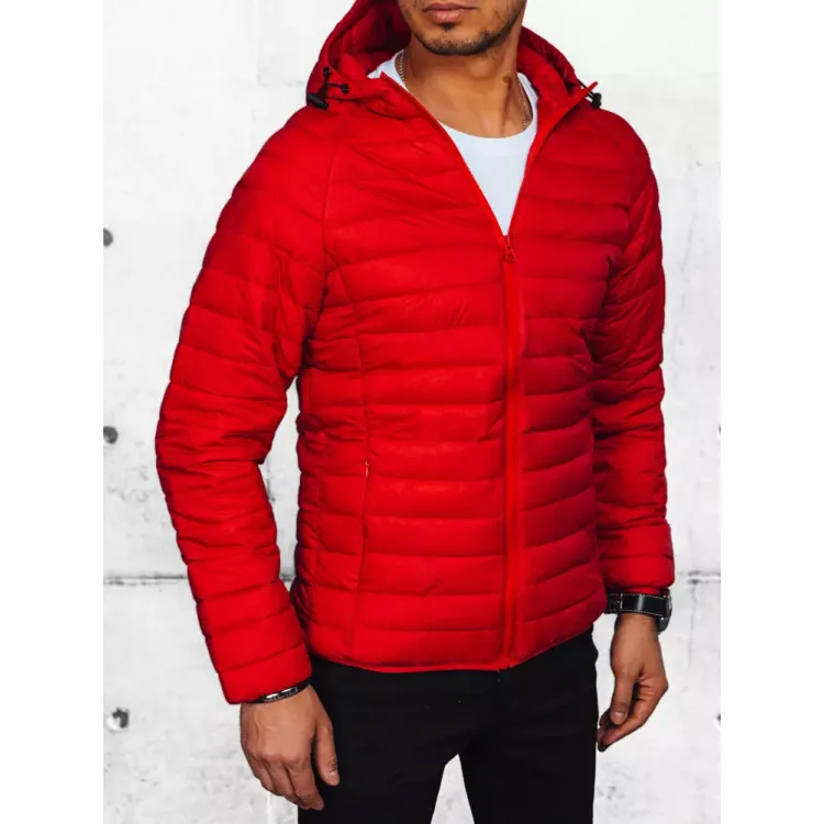 Men's red spring jacket Serg TX4417
