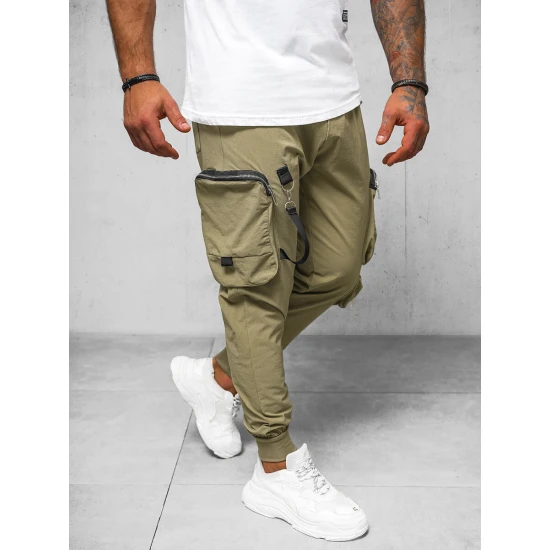 Vyriški smėlio spalvos jogeriai Simos O/PS5519