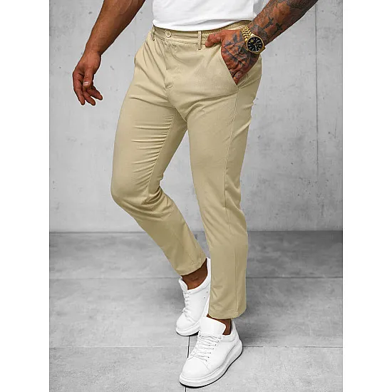 Men's brown trousers Barber O/1411SP