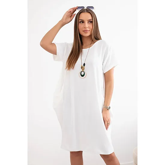 Women's white dress Sanita 28764