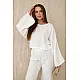 Women's white set Sunny 28455