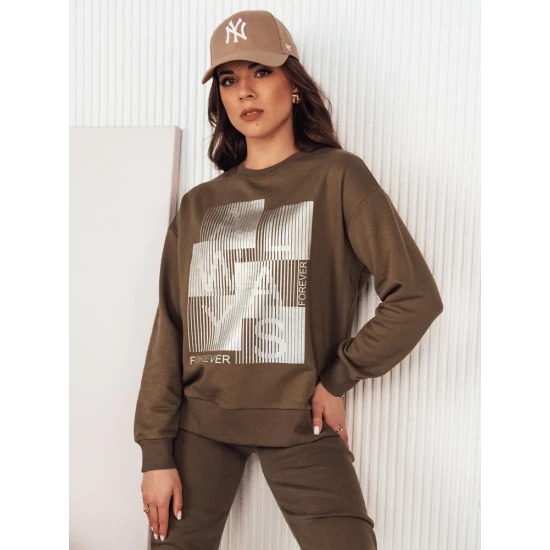 Moteriškas rudas džemperis Femme BY1281