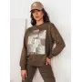 Naisten ruskea collegepaita Femme