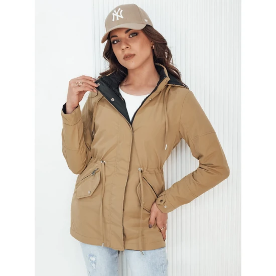 Moteriška dvipusė ruda-juoda striukė Elvina TY4344