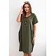 Women's khaki dress Sanita