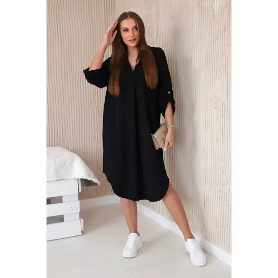 Moteriška juoda suknelė Klasi 28479