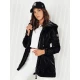 Moteriškas juodas parka švarkas Henis TY4106