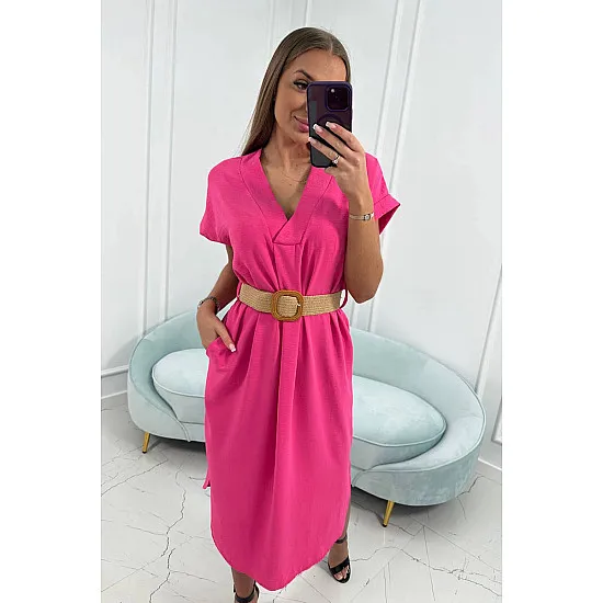 Moteriška rožinė suknelė Elle 24001