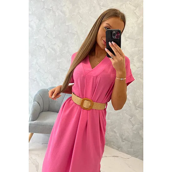Moteriška rožinė suknelė Elle 24001