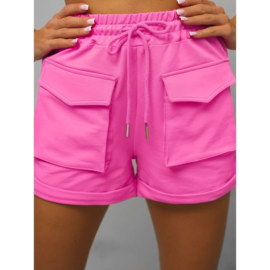 Moteriški rožiniai šortai Cargo O/GG23560