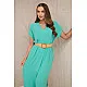 Moteriška ryškios  mėtinės spalvos suknelė Elle 27661