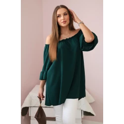 Moteriška tamsiai žalia palaidinė Lisa