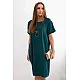 Women's dark green dress Sanita