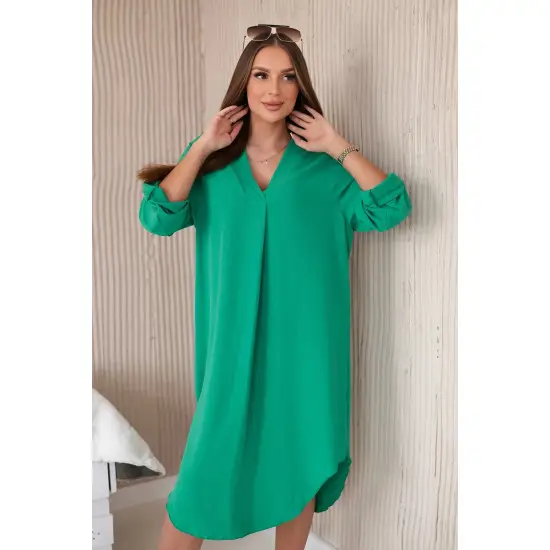 Moteriška žalia suknelė Klasi 28475