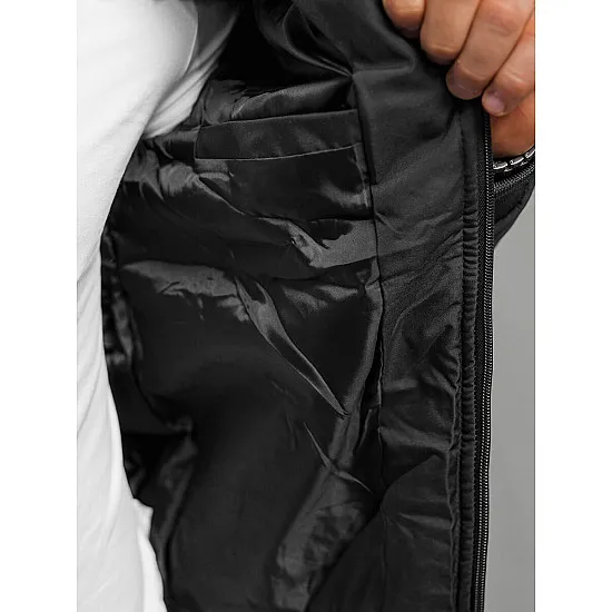 Vyriška juoda striukė Mokasin JS/84M3034/392