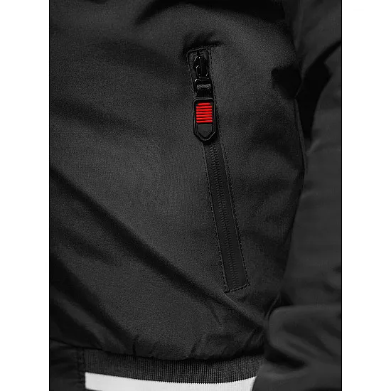 Vyriška juoda striukė Mokasin JS/84M3034/392